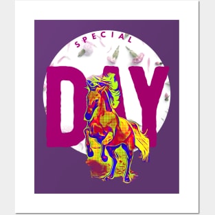 Special Day (warm horse) Posters and Art
